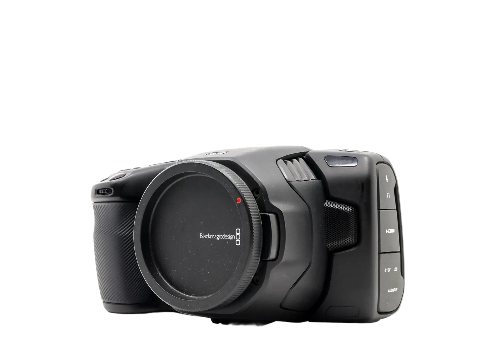Blackmagic Pocket Cinema Camera 4K filmes kamera bérlés — a bérelhető eszköz közelről