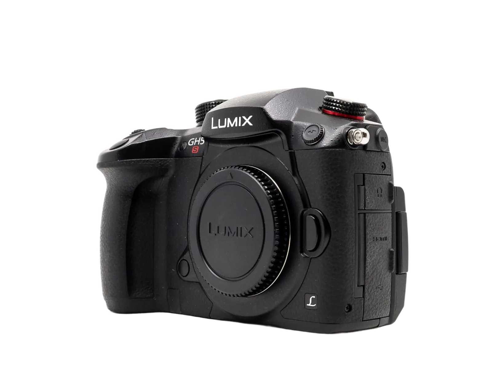 Panasonic Lumix GH5 S micro 4/3 videós fényképezőgép bérlés — a bérelhető eszköz közelről